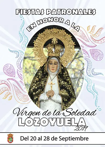 Fiestas patronales en honor a Nuestra Señora de la Soledad 2019 Lozoyuela-Navas-Sieteiglesias